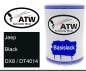 Preview: Jeep, Black, DX8 / DT4014: 500ml Lackdose, von ATW Autoteile West.